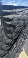 TAFFETA Fabric Satin Black Sewing Material Huge LOT