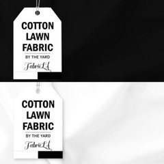 FabricLA 100% Cotton Lawn Fabric | 60” inches Wide | Thin Lightweight