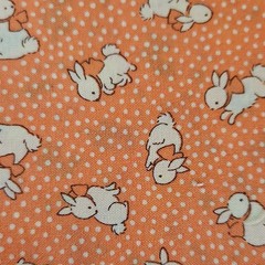 1930’s Repro 7 Piece Fat Quarter Bundle Stash Builder Orange Novelty Floral