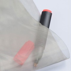 EMF Shielding Metal Fiber Fabric Anti Radiation RFID Block Sheer 100 Mesh Cloth