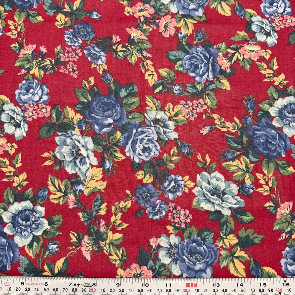 Vintage Florals Marcus Brothers Textiles Cotton Fabric by the HALF YARD