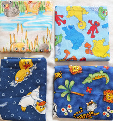 Lot of 24 Fat Quarters Novelty Fun Prints Cotton Fabric All Different by GH2