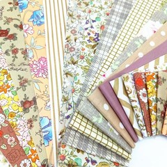 84 PCS Brown Jelly Roll Fabric Strips 2.6 Inch Precut Cotton Floral Bundle