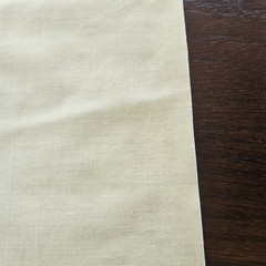 Vintage Light Yellow Solid Cotton for Quilting etc. 28.5 x 15 inches