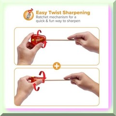 Colorful Twist-N-Sharp Pencil Sharpener Set