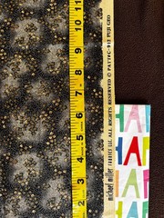 4 Japanese Cotton Fabrics cream black Geishas Chrysanthemums 2 yards Bundle