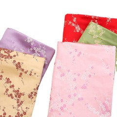 Chinese Traditional Blossom Brocade Cheongsam Dress Fabric Floral Embroidered