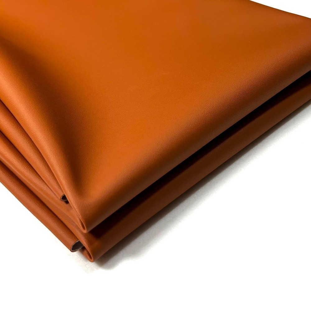 Faux Leather Fabric, 54″x36″ 1.2mm Thick Durable Synthetic Upholstery Leather…