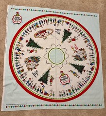 FREE ship RK How the Grinch Stole Christmas Tree Skirt panel 100% cotton fabric
