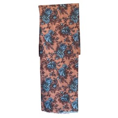 Vintage Jinny Beyer RJR Fashion Fabrics Cotton Floral Quilting Fabric Terracotta