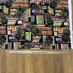 3.5 yds Huge Piece Vtg Fabric Shamash & Sons 1993 Pattern 3387 (108×44)