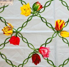 Samarcand Holland Trellis in Blue 17.5” x 26” Sample Piece