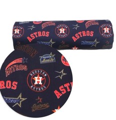 Baseball Astros Polycotton woven fabric 18″x55″ Houston 1088876 HALF YARD