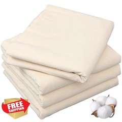 100% Cotton Muslin Fabric Unbleached 63in x 10.9 Yards Medium Weight Bolt