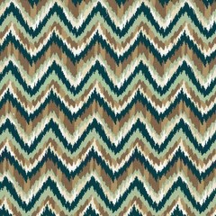 Mill Creek Nate Berkus AHMAR Chevron SEAPORT Blue Cotton Drapery Pillow Fabric