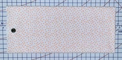 Pastel Orange Peach White Polka Dots Cotton Fabric Easter Nursery BY THE YARD