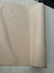 SILK PEACH CREAM FABRIC 10 Yards x 22 Inches Wide or 360 Inches x 22 Wide