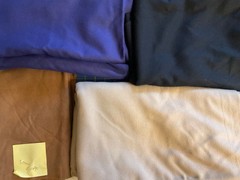 5 Pounds Pendleton Wool Fabric Lot # 3 Large Pieces Remnants New Low Price