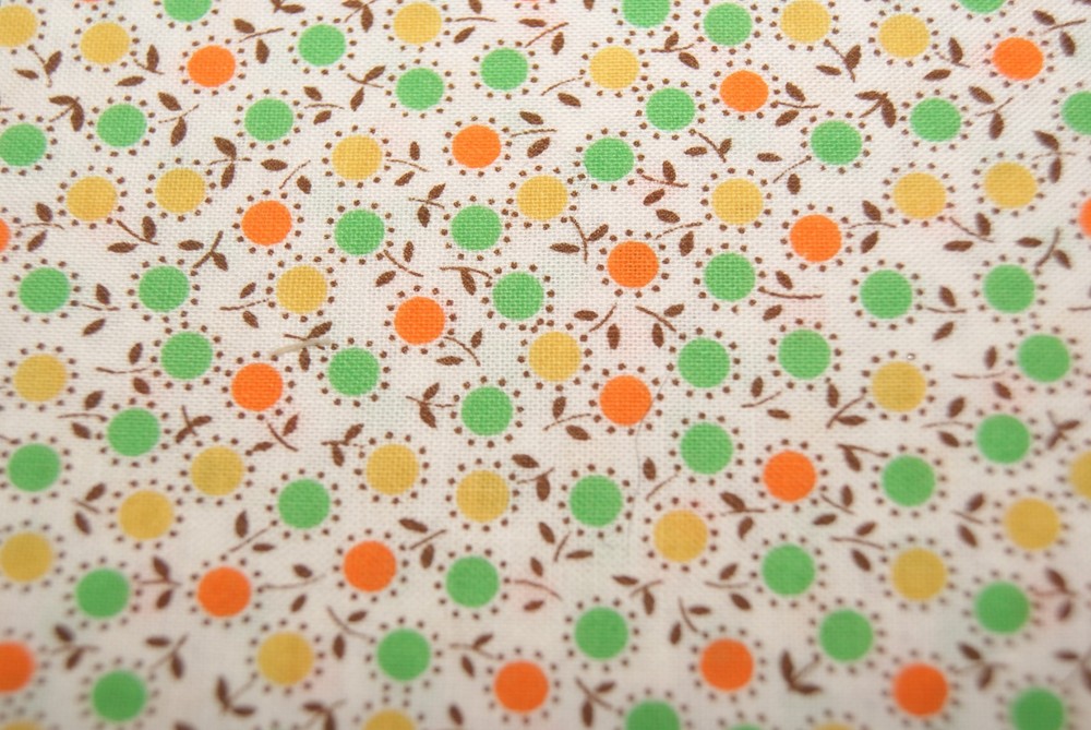 1 Yd Aunt Grace Judie Rothermel Marcus Bros Yellow Orange Quilt Top Fabric