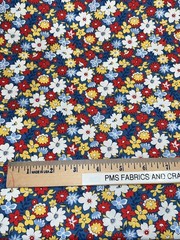 Moda 30s Playtime 100% cotton fabric LAST YARD 36×44 Floral Flowers 23370 18