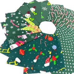 42Pcs Christmas Charm Pack Fabric Squares 5×5 Inch Pre-Cut Quilting Bundle
