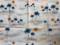 Art Gallery Fabrics Sun Kissed Palm Trees Island Maureen Cracknell 45 x 55