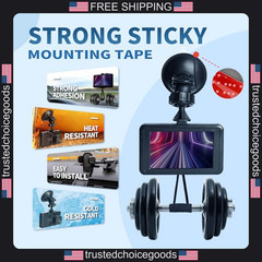 6 Pack Dash Cam Adhesive Pads Car Dashboard Heavy Duty Double Sided Heat