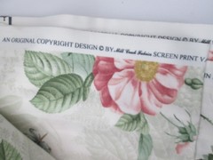 Mill Creek Fabric 3 Yards Floral Botanical Bees Butterflies Garden Print 108×55