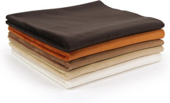 Plush Fabric | Precut Fabric Bundle: 5 Pieces Solid Minky Fabric for Sewing | 19