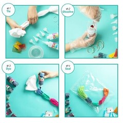 Rainbow Tie Dye Kit with 198 Colors for All Ages