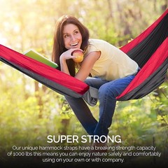 270x140cm Portable Hammocks Nylon Color Parachute Fabric Single And Double Size