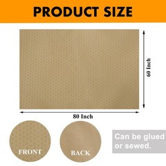 60×80 Inch Antislip Vinyl Rug Backing Fabric – Non-Slip Backing Cloth for Tuf…