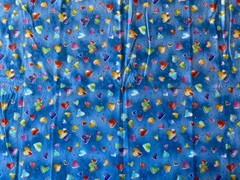 ROBERT KAUFMAN FABRIC~Jennifer Sampon~STILL CRAZY FOR DAISY~Flannel Heart Toss~