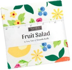 Moda FRUIT SALAD Charm Pack 100% Cotton 5-inch Precut Fabric Squares (42 pcs)