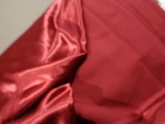 1 OneYard Burgundy / Maroon Vintage Satin Fabric 45″ Wide one piece is 7 1/2 yd