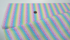 Fabric Traditions quilt-craft fabric FLORAL STRIPE pink 10 yds (16441) Bolt!