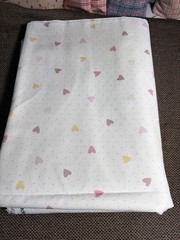 8 oz Cotton Canvas Fabric Cute Print 59” Wide 0.5 yard