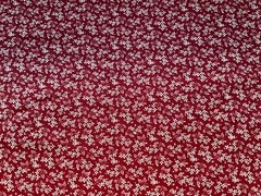 Fabric Simple White Flower Red 44″ X 60” 854