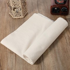 63×40 Inch Cotton Muslin Fabric Unbleached Beige Natural For Sewing Clothing