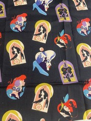 Disney Villains Cotton Fat Quarter. 18”x21 New