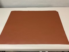 Large smooth Leather panels 4 pieces 18″ x 24″ first Quality Brandy