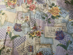 Timeless Treasures “Poetic” CM-3127 Cotton Quilt Fabric Travel, Floral BTHY