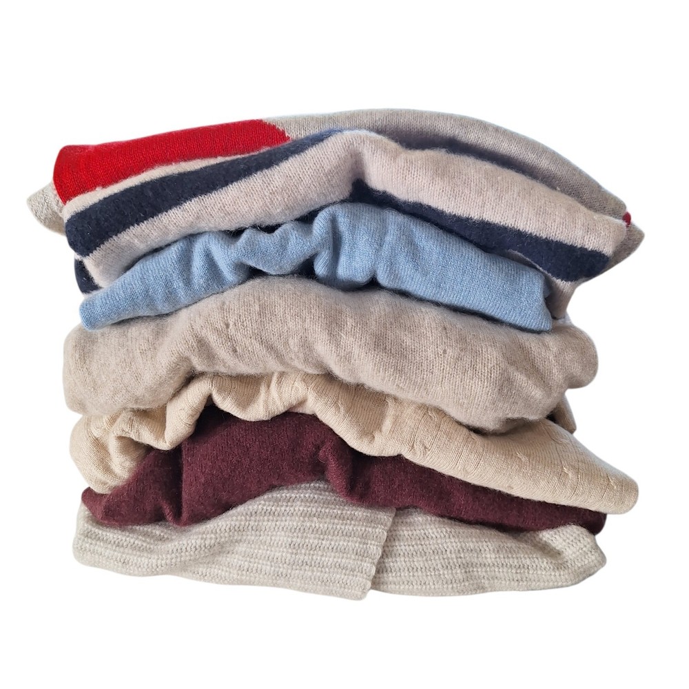 Cashmere Cutters Bundle Lot of 7 Flawed Upcycling 3 Pounds
