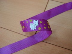 12yds Westie Puppy Dog Grosgrain Ribbon American Girl Hairbow Christmas Holiday