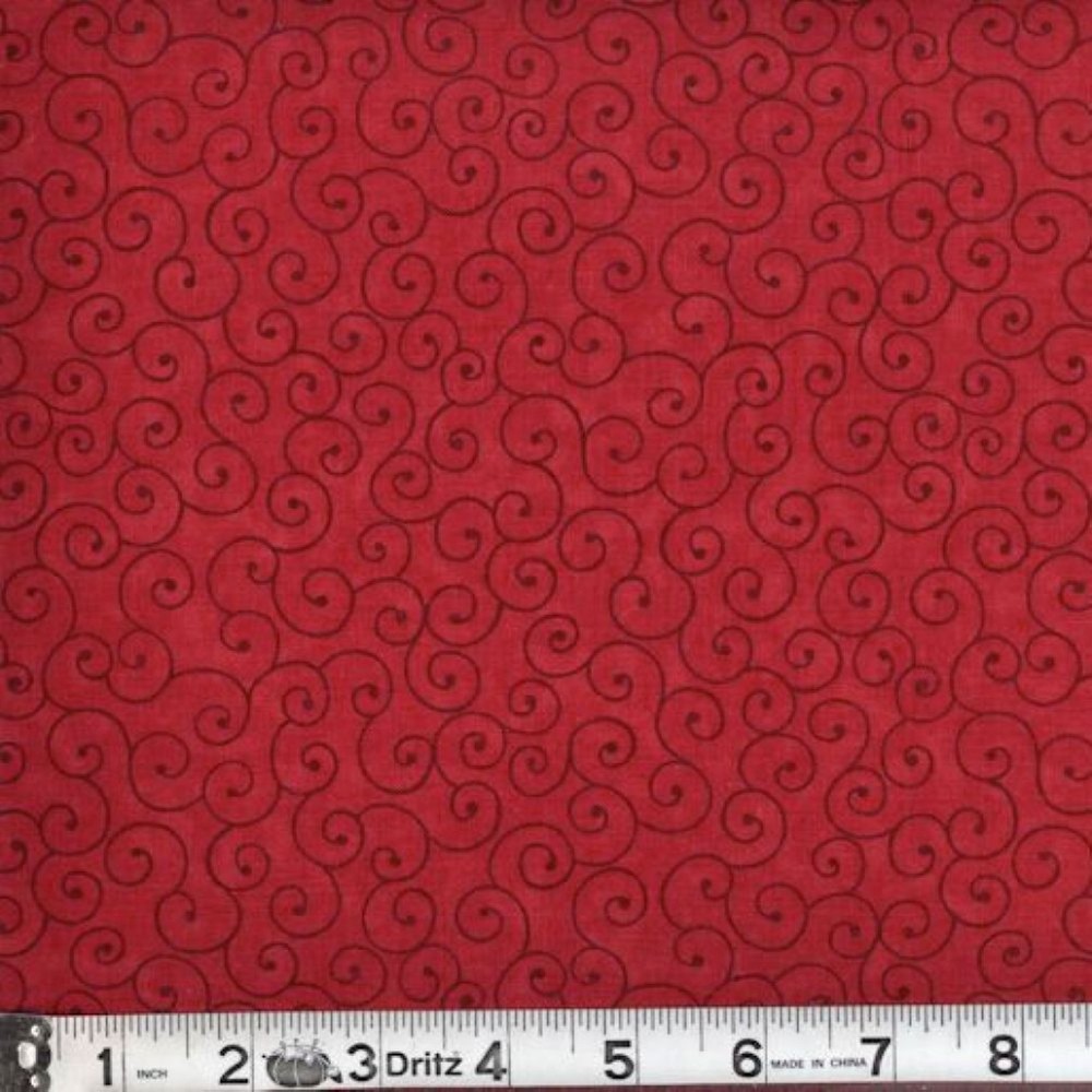 108″ Wide Quilt Backing Fabric By the yard. ALL COTTON Tilt a Whirl Red Blue
