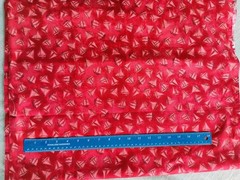 Red on Red Tall ships by MMFab, Inc. 3 yds. 31″, 44″ Wide