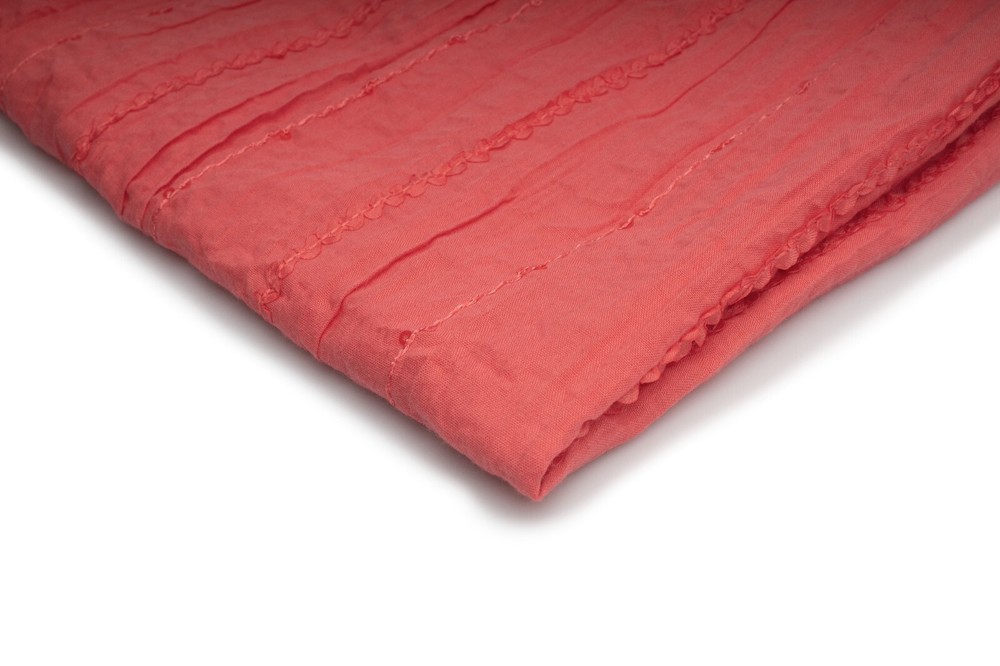 Cotton fabric with ribbon, 50 x 120 cm