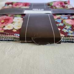 Robert Kaufman Farmhouse Rose 42 10″ Squares Fabric Pieces Quilting Crafts