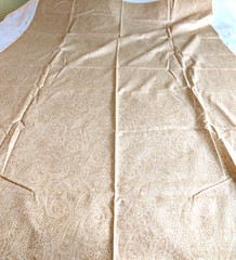 Hobby Lobby Cotton Quilt Fabric Tan Tone on Tone Paisley 44″ W x 1¾ Yards