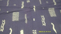 Beautiful Indigo-Dyed Tribal Exotic Cloth Fabric African Mud cloth 97″ x 56″